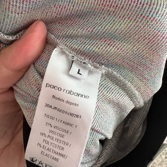 PACO RABANNE Multicolor Shimmer Leggings